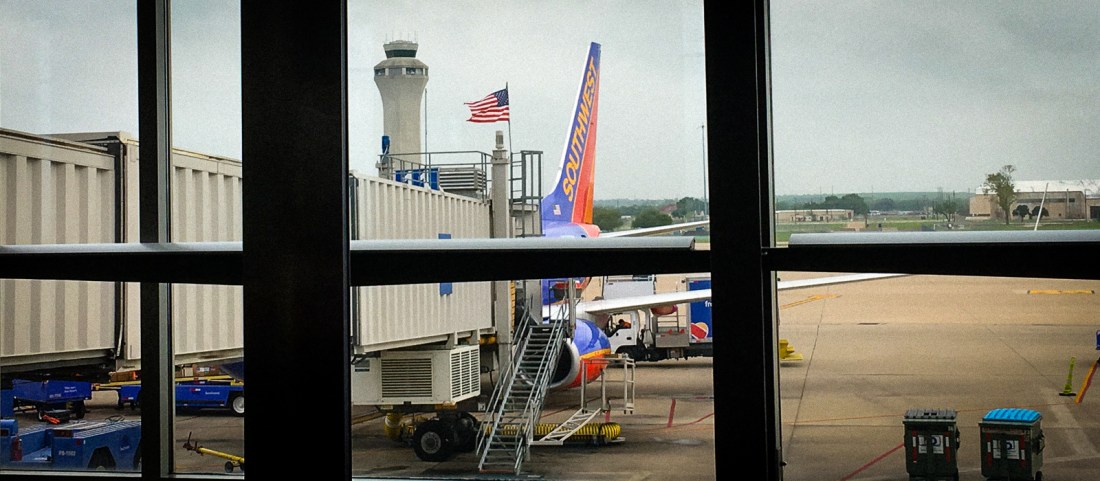 A photo of one of Southwest's terminals at AUS.